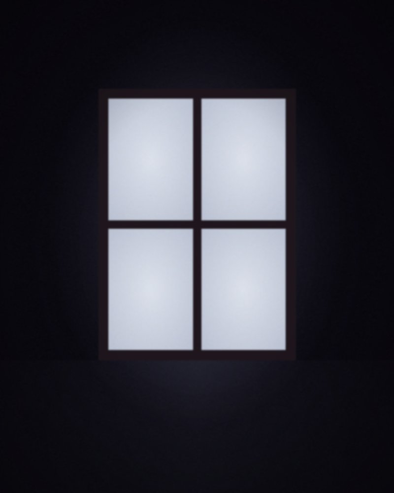 Window with light shining through into a dark room — light at the threshold